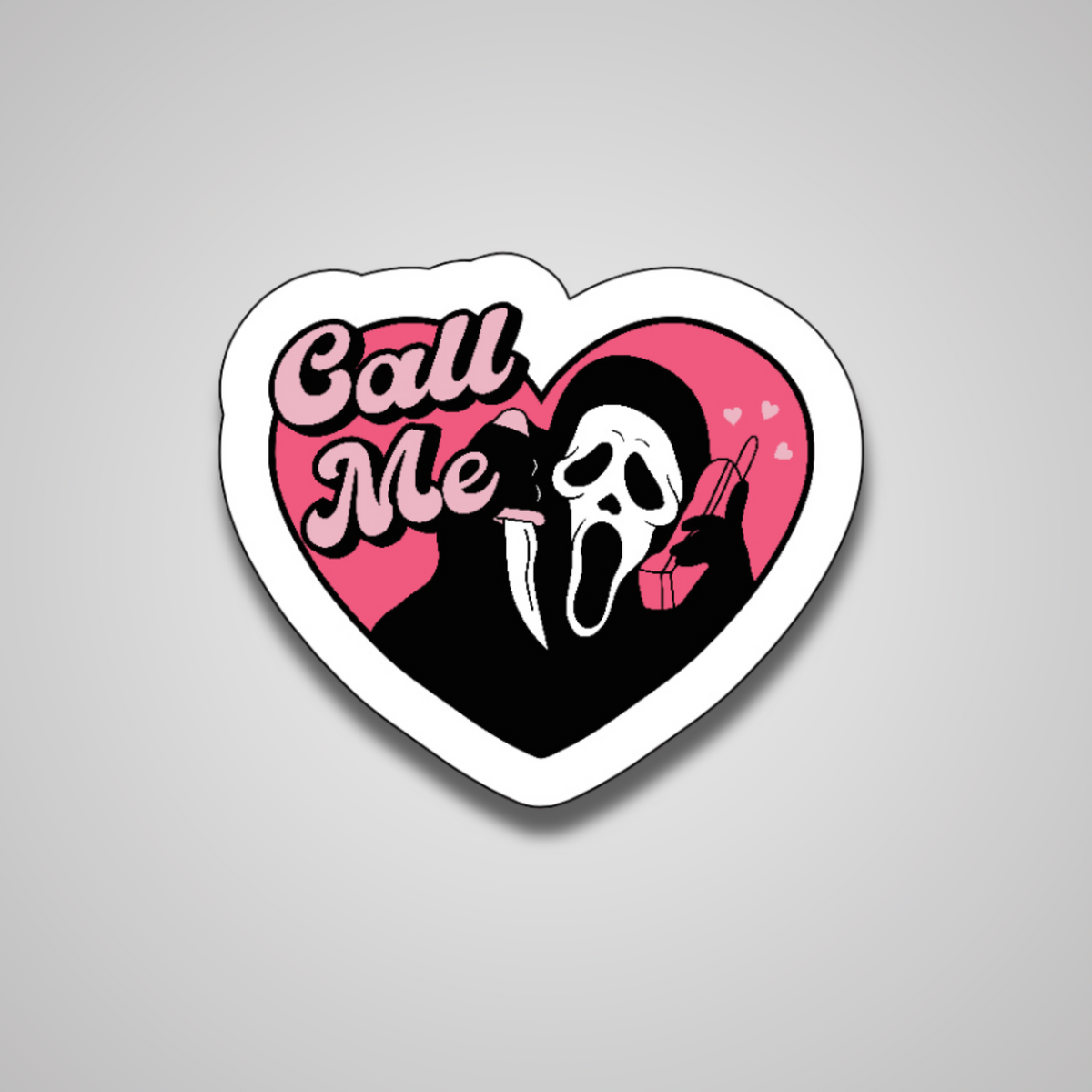 Call Me Ghost Face Sticker