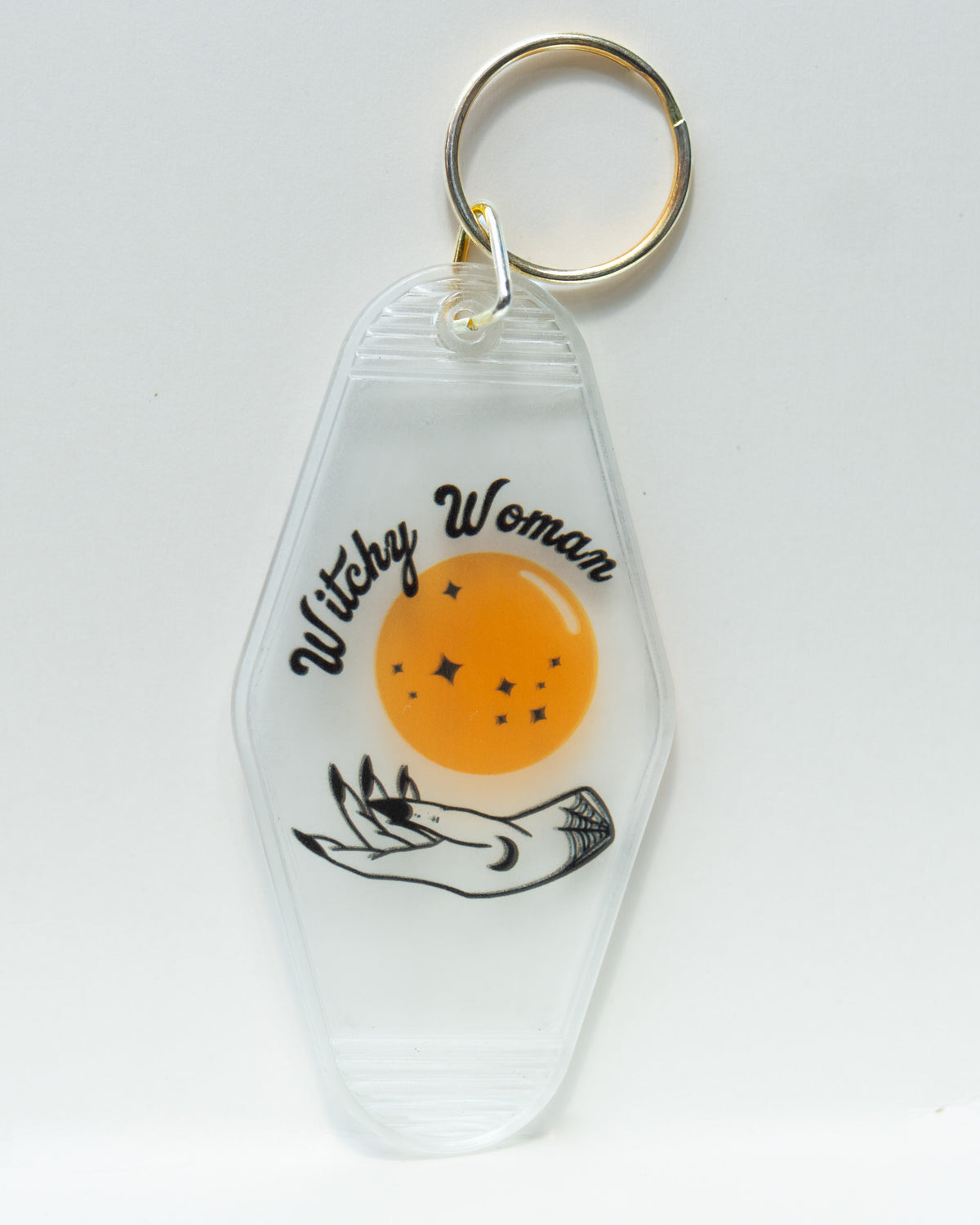 Witchy Woman Keychain CLEAR