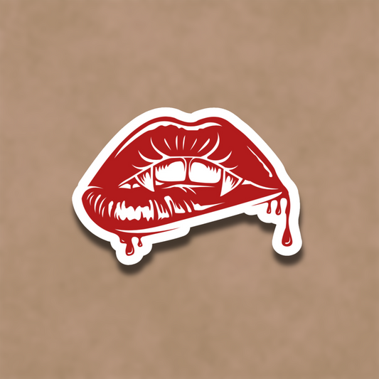 Vamp Lips Sticker