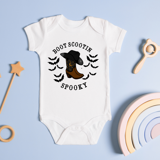 Baby Spooky Boots Onesie