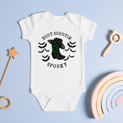 Baby Spooky Boots Onesie