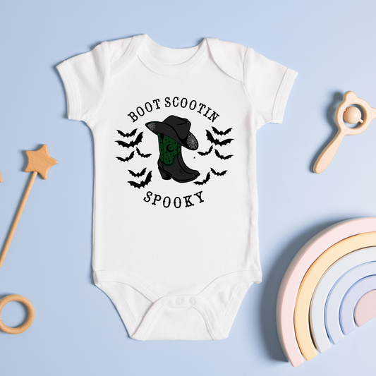 Baby Spooky Boots Onesie