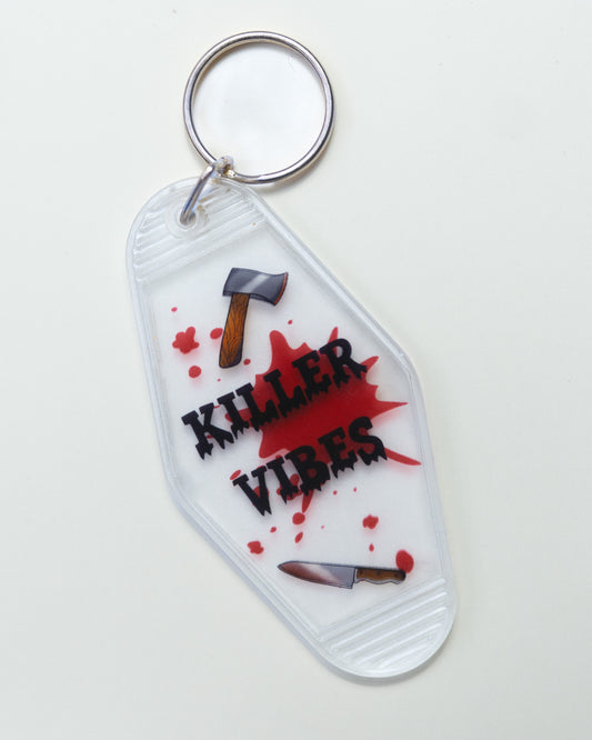 Killer Vibes Keychain CLEAR
