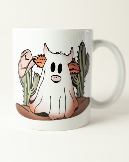 Ghost Cow Mug/Candle