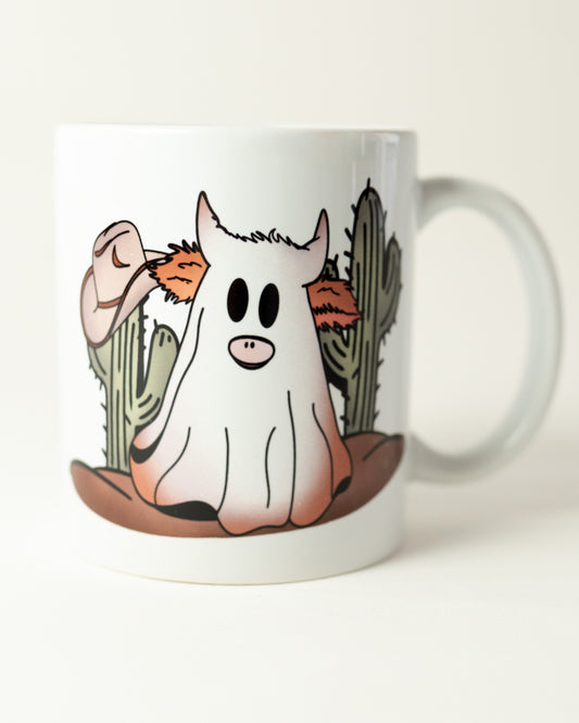 Ghost Cow Mug/Candle
